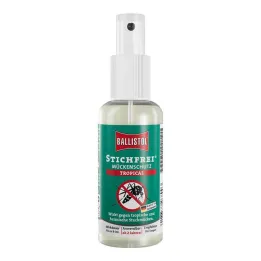 Ballistol Spray repelente de mosquitos tropical sin picaduras, 100 ml