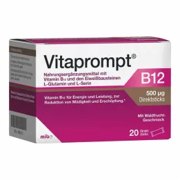 Vitaprompt B12 500 µg barras directas, 20 piezas
