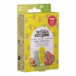 Tiritas Wild Stripes Kids Sensitive Jungle Vibe, 20 piezas