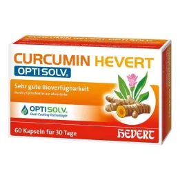Cápsulas de curcumina Hevert Optisolv, 60 piezas