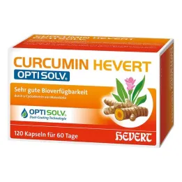 Cápsulas de curcumina Hevert Optisolv, 120 piezas