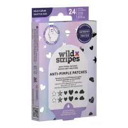 Parches antiespinillas Wild Stripes Holo Clear, 24 piezas