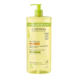 A-Derma Exomega Control Aceite de Ducha Hidratante, 1 L