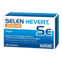 Selenio Hevert 200 µg tabletas, 200 st