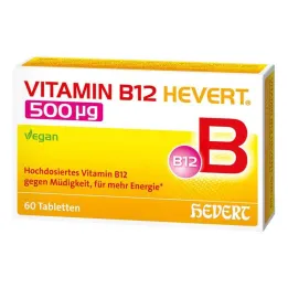 Vitamina B12 Hevert 500 µg tabletas, 60 st