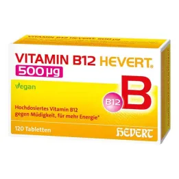 Vitamina B12 Hevert 500 µg tabletas, 120 st