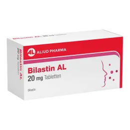 Bilastina AL tabletas de 20 mg, 10 piezas