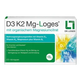 D3 K2 MG-Cápsulas de loges, 100 st