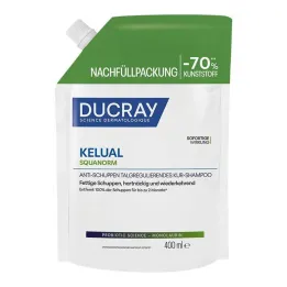 Champú anticaspa Ducray Kelual Squanorm para piel grasa, 400 ml