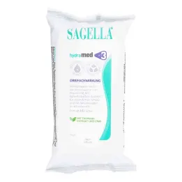 Toallitas limpiadoras hidratadas Sagella, 15 piezas