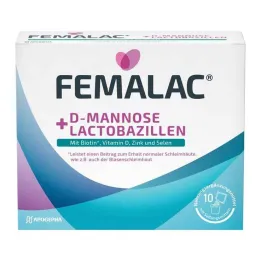 Femalac D-Manosa + Lactobacillus en polvo para H.e.L.z.E., 10 st