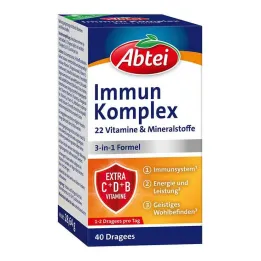 Grageas del complejo inmunológico de Abbey, 40 piezas