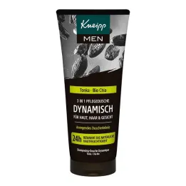Kneipp Men Ducha de cuidado dinámico 3 en 1, 200 ml