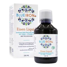 Líquido oral líquido de hierro Blueiron, 250 ml