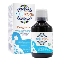 Blueiron Hierro Embarazo + Ácido Fólico Líquido Oral, 250 ml