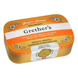 Grethers Jengibre Limón Sin Azúcar, 110 g