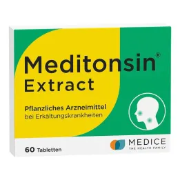 Tabletas para el resfriado a base de hierbas con extracto de Meditonsin, 60 piezas