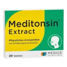 Tabletas para el resfriado a base de hierbas con extracto de Meditonsin, 20 piezas