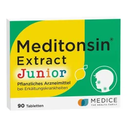 Extracto de Meditonsin Junior tabletas para el resfriado a base de hierbas, 90 piezas