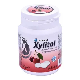 Miradent Gotas de Xilitol Cereza Lata, 60 g