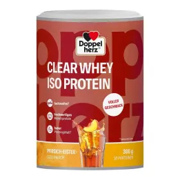Doppelherz Clear Whey Iso Protein Té helado de melocotón, 300 g