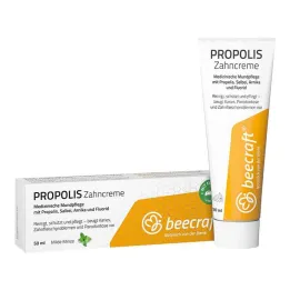 Beecraft Pasta de dientes con propóleo, salvia y fluoruro de árnica, 50 ml