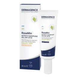 Dermasence Rosamin cuidado de día claro con color LSF 50, 30 ml