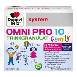 Gránulos para beber del sistema familiar Doppelherz Omni Pro 10, 20 piezas