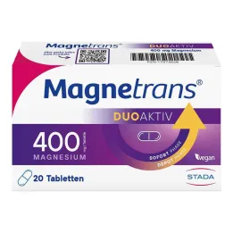 Tabletas magnetrans duo-activas de 400 mg, 20 piezas