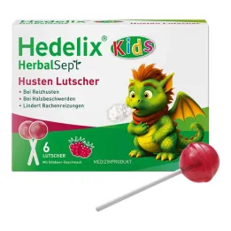 Hedelix Herbalsept Tos Lollipops Niños, 6 ST