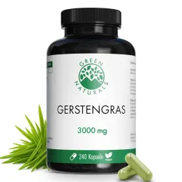 Green Naturals® hierba de cebada 3000 mg cápsulas veganas (240 piezas)
