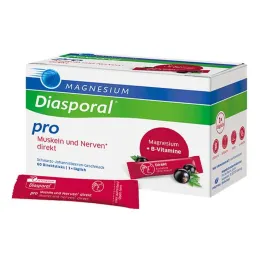 Magnesio Diasporal pro + B-Vit.Almizcle.+ Nervios directos, 60 piezas