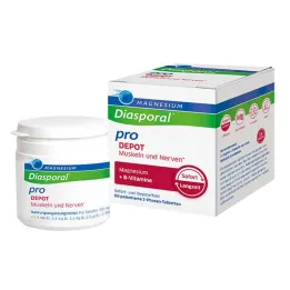 Magnesio Diasporal pro + B-Vit.DEPOT Almizcle.+ Pestaña nerviosa, 60 piezas