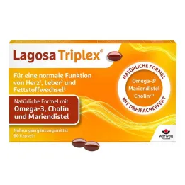Cápsulas blandas Lagosa Triplex, 60 piezas