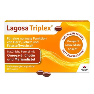Cápsulas blandas Lagosa Triplex, 60 piezas