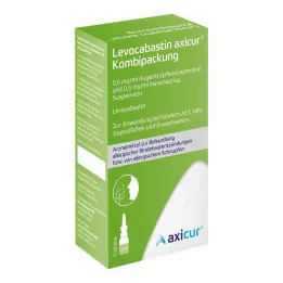 Combinación de levocabastin axicur 0,5 mg / ml 4 ml AT + 5 ml Nas, 1 p