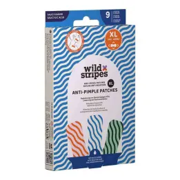 Parches antiespinillas Wild Stripes XL Transparente, 9 piezas