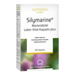 Cápsulas de vitalidad hepática de cardo mariano silymarine plus, 60 piezas