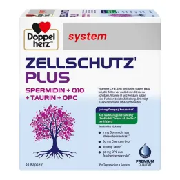 Protección celular Doppelherz más esperma.+ Q10 + Taurina + OPC, 90 PCS