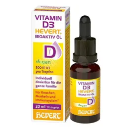 Aceite bioactivo de vitamina D3 Hevert, 20 ml