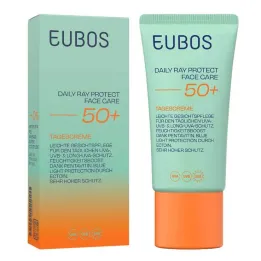 Eubos Daily Ray Protect Crema de día para el cuidado facial.LSF 50 +, 50 ml