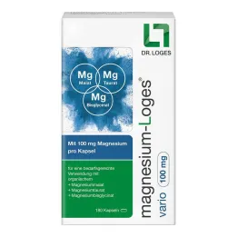 Magnesio-Loges Vario 100 mg cápsulas, 180 piezas