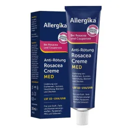 Crema Med antienrojecimiento alérgica para la rosácea, 30 ml