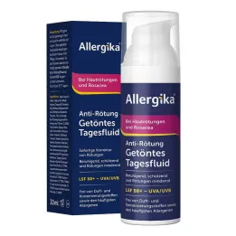 Fluido de día teñido anti-rojeces alérgico LSF 50 +, 30 ml