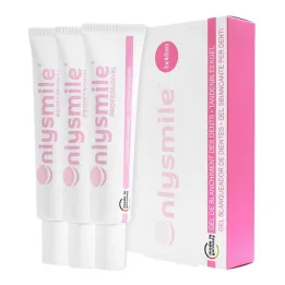 Gel blanqueador de dientes Onlysmile, 3x40 ml