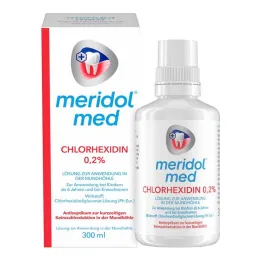 Meridol med clorhexidina 0,2% solución para la cavidad bucal, 300 ml
