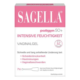 Sagella poligyn 50 + gel de humedad intensiva, 7 piezas