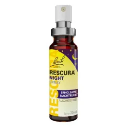 Spray nocturno Rescura de flores de Bach sin alcohol, 20 ml