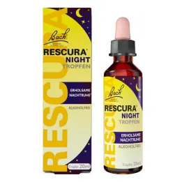 Flores de Bach Rescura Night gotas sin alcohol, 20 ml