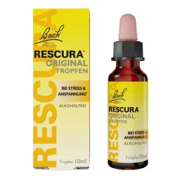 Flores de Bach Rescura gotas sin alcohol, 10 ml
